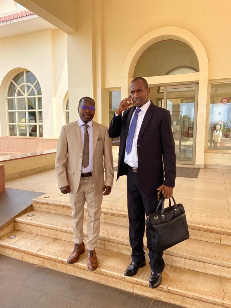 The CEO visiting his representative Mr Housseini HAMADOU, CEO of XPWALLET SPRL/, 2022.