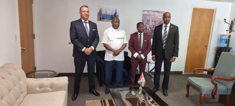 Meeting of the CEO and President of Burundi….