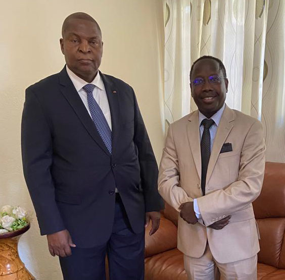 Rencontre du PDG de XPWALLET USA et Son Excellence Prof. Faustin Archange TOUAdera, Président de la République Centrafricaine….